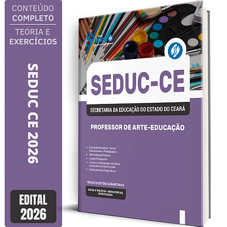 Apostila SEDUC CE 2026 - Professor de Arte Educação