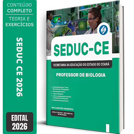 Apostila SEDUC CE 2026 - Professor de Biologia