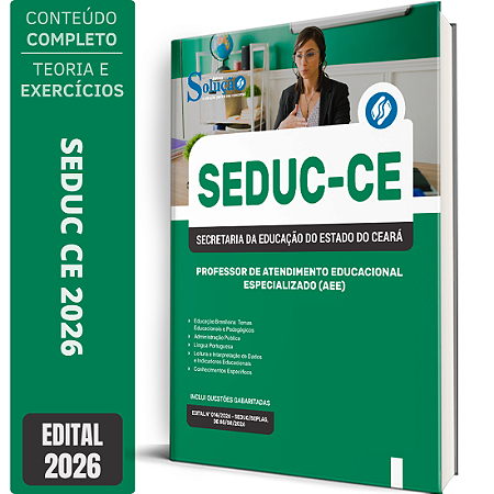 Apostila SEDUC CE 2026 - Professor de Atendimento Educacional Especializado (AEE)