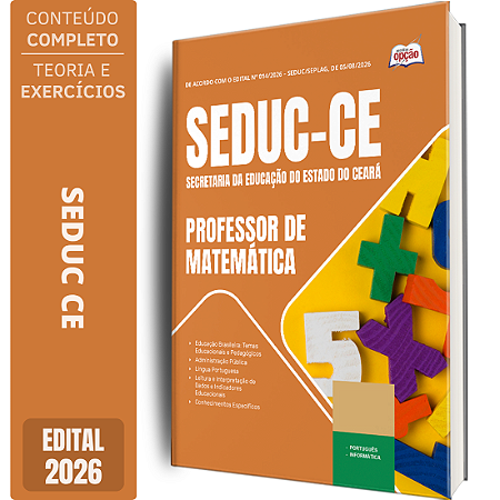 Apostila SEDUC CE 2026 - Professor de Matemática
