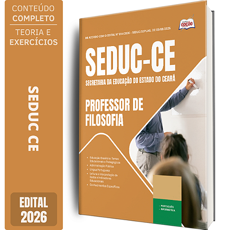 Apostila SEDUC CE 2026 - Professor de Filosofia