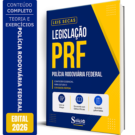 Apostila Leis Secas Polícia Rodoviária Federal - Legislação