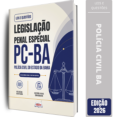 Apostila Leis e Questões PC BA - Legislação Penal Especial