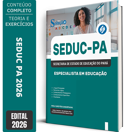 Apostila SEDUC PA 2026 - Especialista em Educação