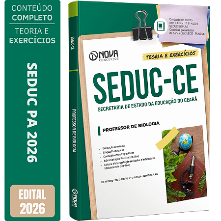 Apostila SEDUC CE 2026 - Professor de Biologia