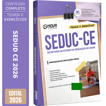 Apostila SEDUC CE 2026 - Professor de Educação Física