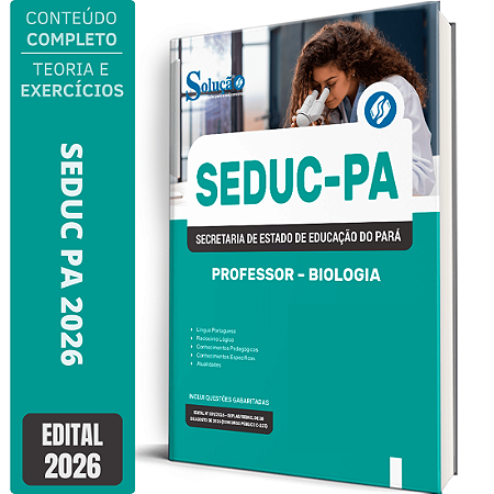 Apostila SEDUC PA 2026 - Professor Biologia