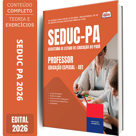 Apostila SEDUC PA 2026 - Professor Educação Especial - AEE