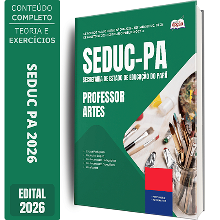 Apostila SEDUC PA 2026 - Professor Artes