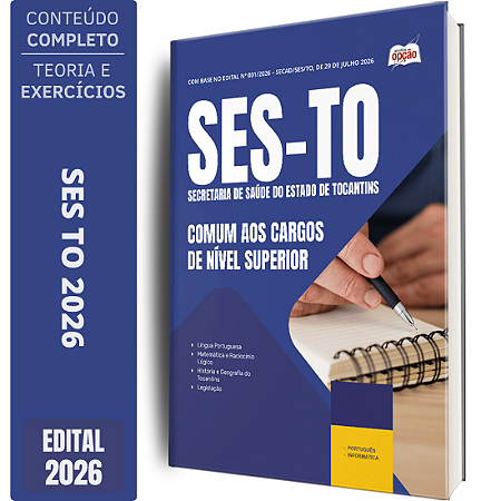 Apostila SES TO 2026 - Comum aos Cargos de Nível Superior