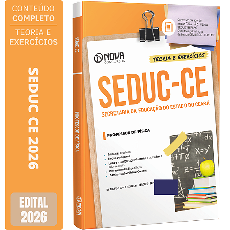 Apostila SEDUC CE 2026 - Professor de Física