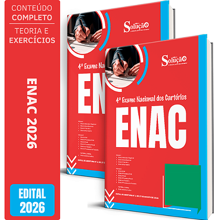 Apostila ENAC - 4 Exame Nacional dos Cartórios 2026