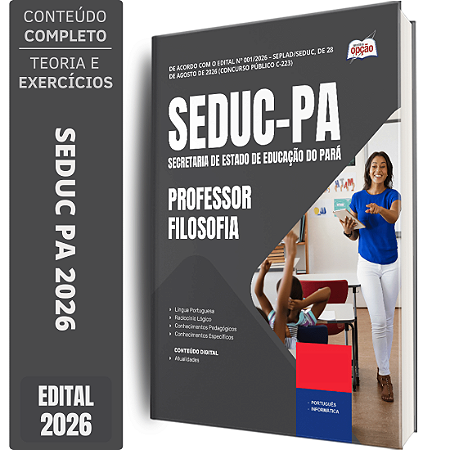 Apostila SEDUC PA 2026 - Professor Filosofia