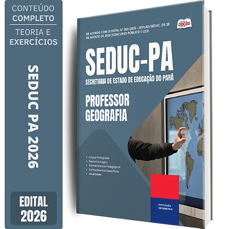 Apostila SEDUC PA 2026 - Professor Geografia