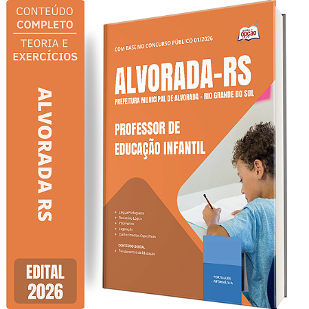 Apostila Prefeitura de Alvorada RS 2026 - Professor de Educação Infantil