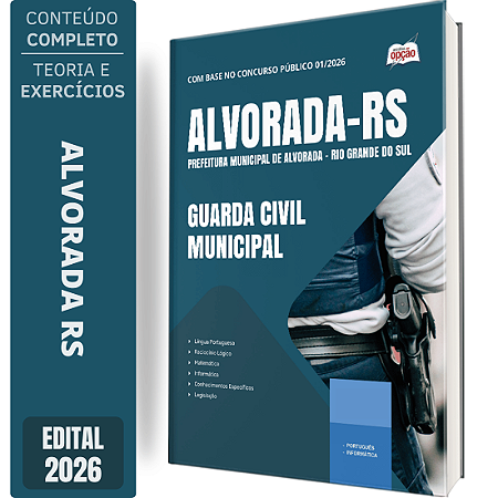 Apostila Prefeitura de Alvorada RS 2026 GCM - Guarda Civil Municipal