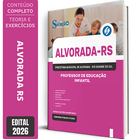 Apostila Prefeitura de Alvorada RS 2026 - Professor de Educação Infantil