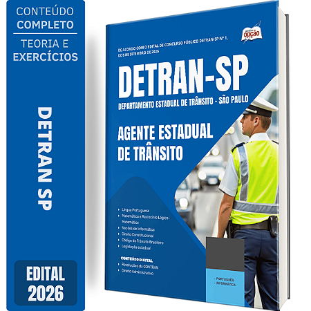 Apostila DETRAN SP 2026 - Agente Estadual de Trânsito