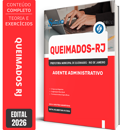 Apostila Prefeitura de Queimados RJ 2026 - Agente Administrativo