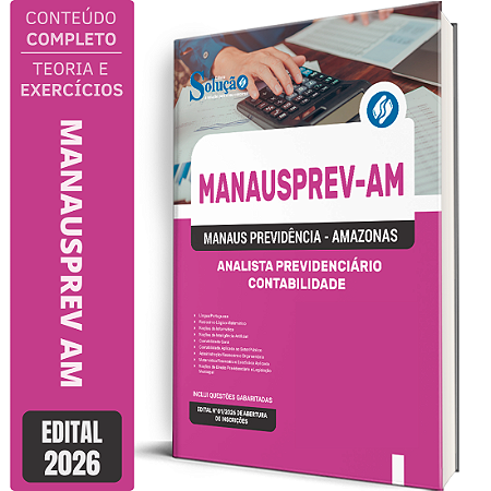 Apostila MANAUSPREV 2026 Analista Previdenciário - Contabilidade