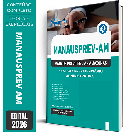 Apostila MANAUSPREV 2026 Analista Previdenciário - Administrativa