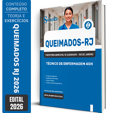 Apostila Prefeitura de Queimados RJ 2026 - Técnico de Enfermagem