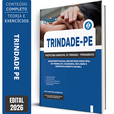 Apostila Prefeitura de Trindade PE 2026 - Assistente Social (Secretaria Municipal do Trabalho)