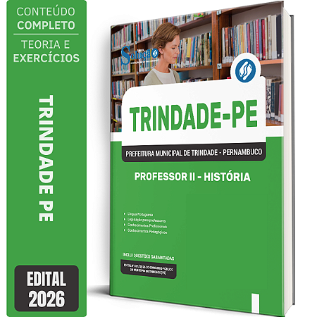 Apostila Prefeitura de Trindade PE 2026 Professor 2 - História