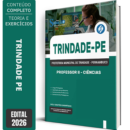 Apostila Prefeitura de Trindade PE 2026 Professor 2 - Ciências