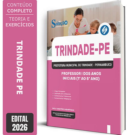Apostila Prefeitura de Trindade PE 2026 - Professor 1 dos Anos Iniciais (1 ao 5 ano)