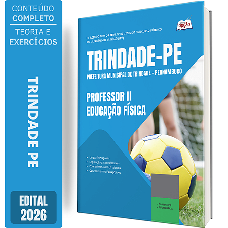 Apostila Prefeitura de Trindade PE 2026 Professor 2 - Educação Física