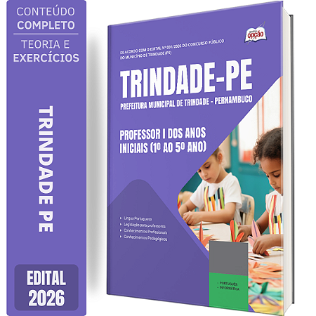 Apostila Prefeitura de Trindade PE 2026 - Professor 1 dos Anos Iniciais (1 ao 5 ano)