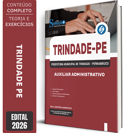 Apostila Prefeitura de Trindade PE 2026 - Auxiliar Administrativo