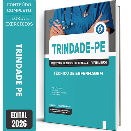 Apostila Prefeitura de Trindade PE 2026 - Técnico de Enfermagem