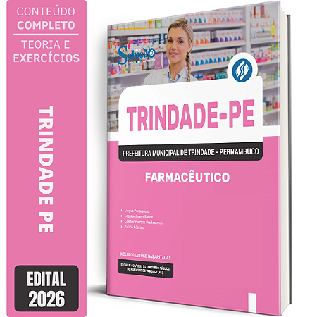 Apostila Prefeitura de Trindade PE 2026 - Farmacêutico