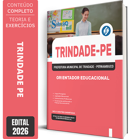 Apostila Prefeitura de Trindade PE 2026 - Orientador Educacional