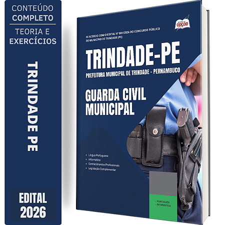 Apostila Prefeitura de Trindade PE 2026 GCM - Guarda Civil Municipal