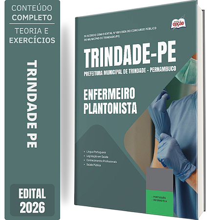 Apostila Prefeitura de Trindade PE 2026 Enfermeiro - Plantonista