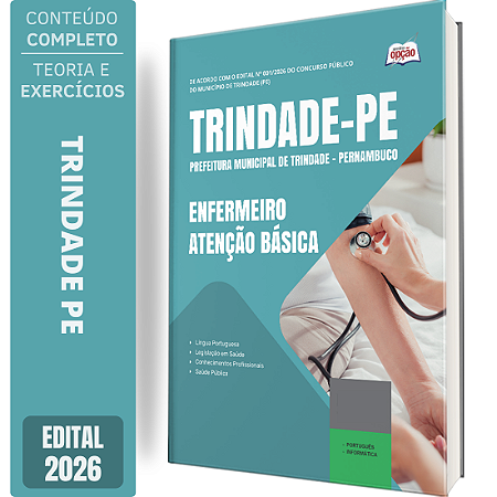 Apostila Prefeitura de Trindade PE 2026 Enfermeiro - Atenção Básica