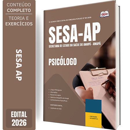 Apostila SESA AP 2026 - Psicólogo