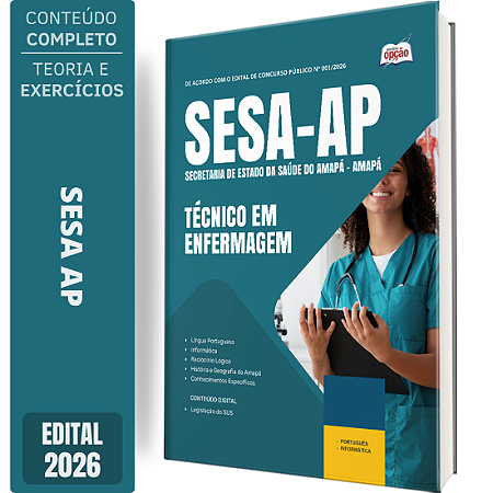 Apostila SESA AP 2026 - Técnico em Enfermagem