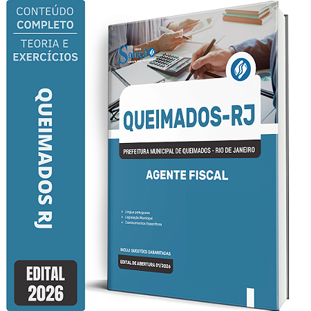 Apostila Prefeitura de Queimados RJ 2026 - Agente Fiscal
