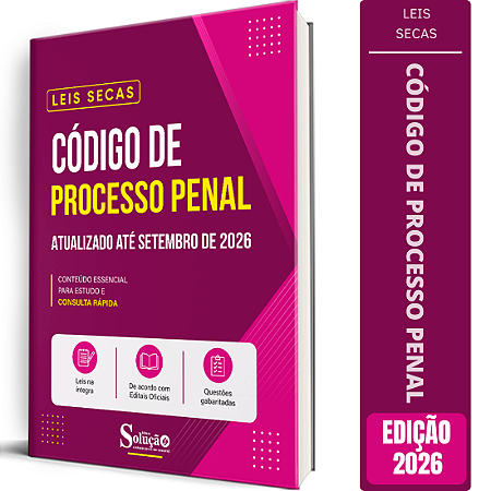 Apostila Leis Secas - Código de Processo Penal