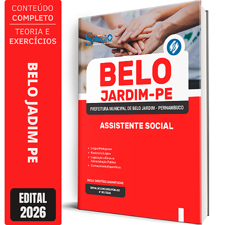 Apostila Prefeitura de Belo Jardim PE 2026 - Assistente Social