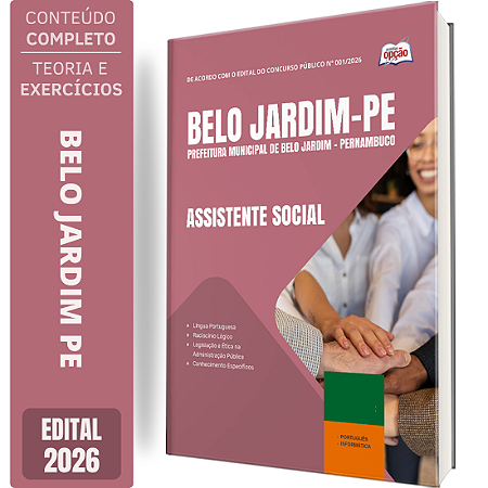 Apostila Prefeitura de Belo Jardim PE 2026 - Assistente Social