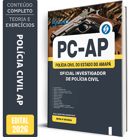 Apostila PC AP 2026 - Oficial Investigador de Polícia Civil