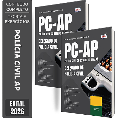 Apostila PC AP 2026 - Delegado de Polícia Civil