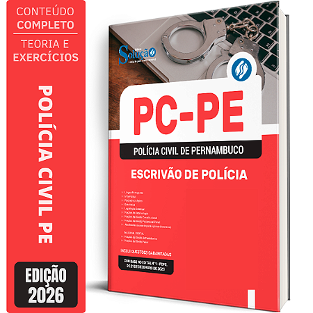 Apostila PC PE 2026 - Escrivão de Polícia