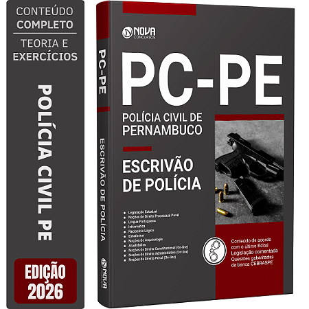 Apostila PC PE 2026 - Escrivão de Polícia