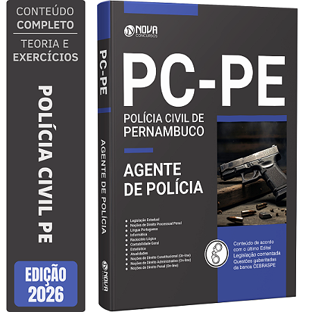 Apostila PC PE 2026 - Agente de Polícia